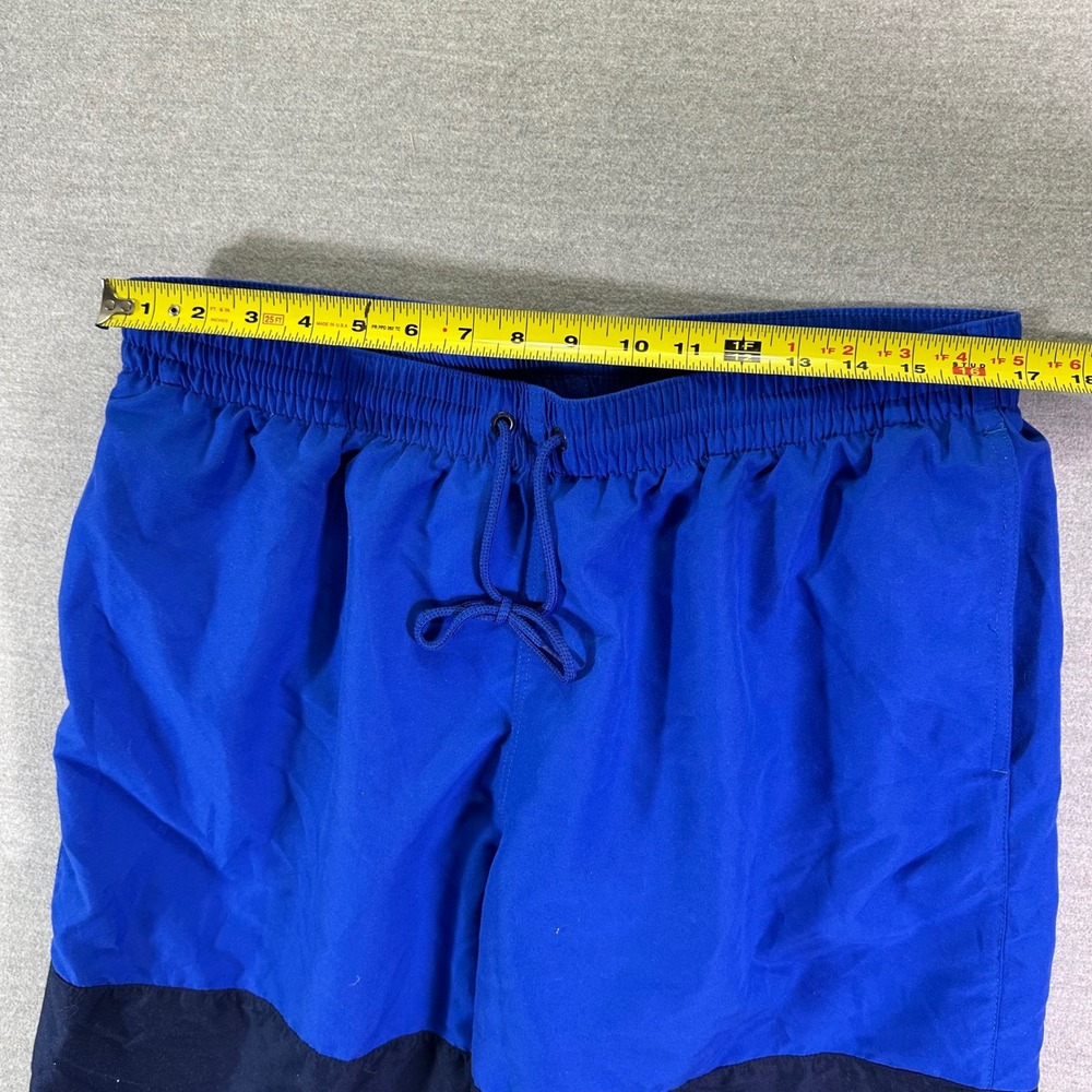 Nike Swim Trunks Men's Size XL Blue ColorBlock Lined Volley Shorts Beach Wear - Picture 7 of 9